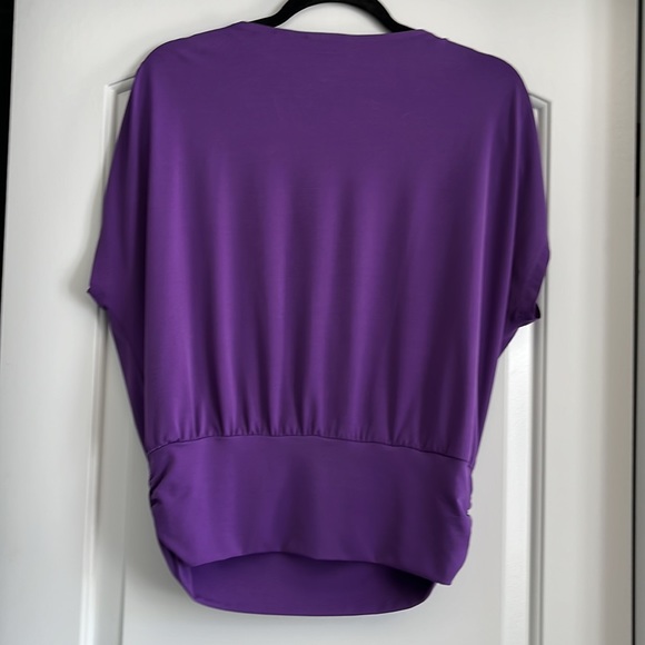 New York & Company Purple Blouse - Picture 2 of 2